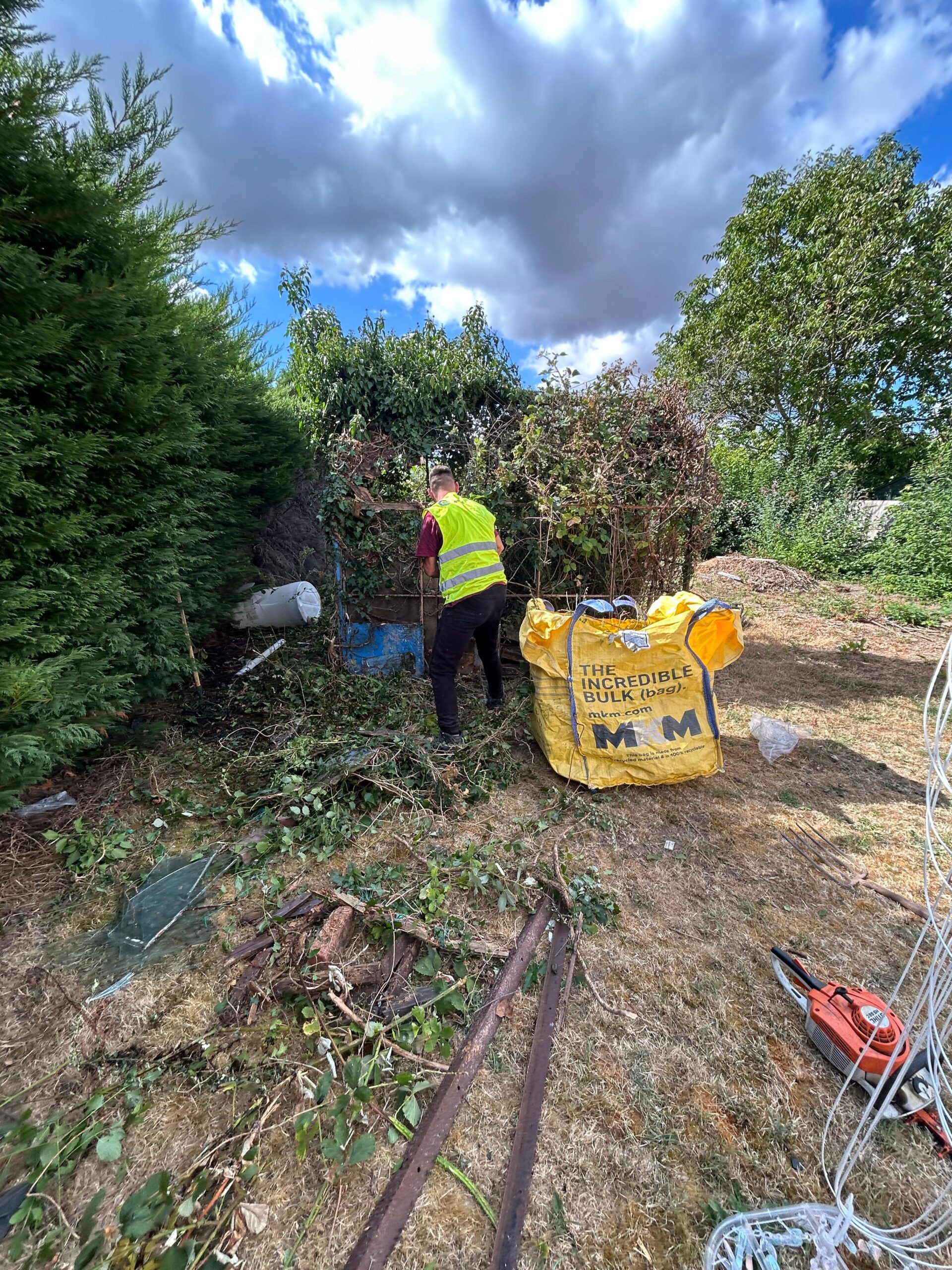 Overgrown Greenhouse Clearance & Dismantling for Local Council